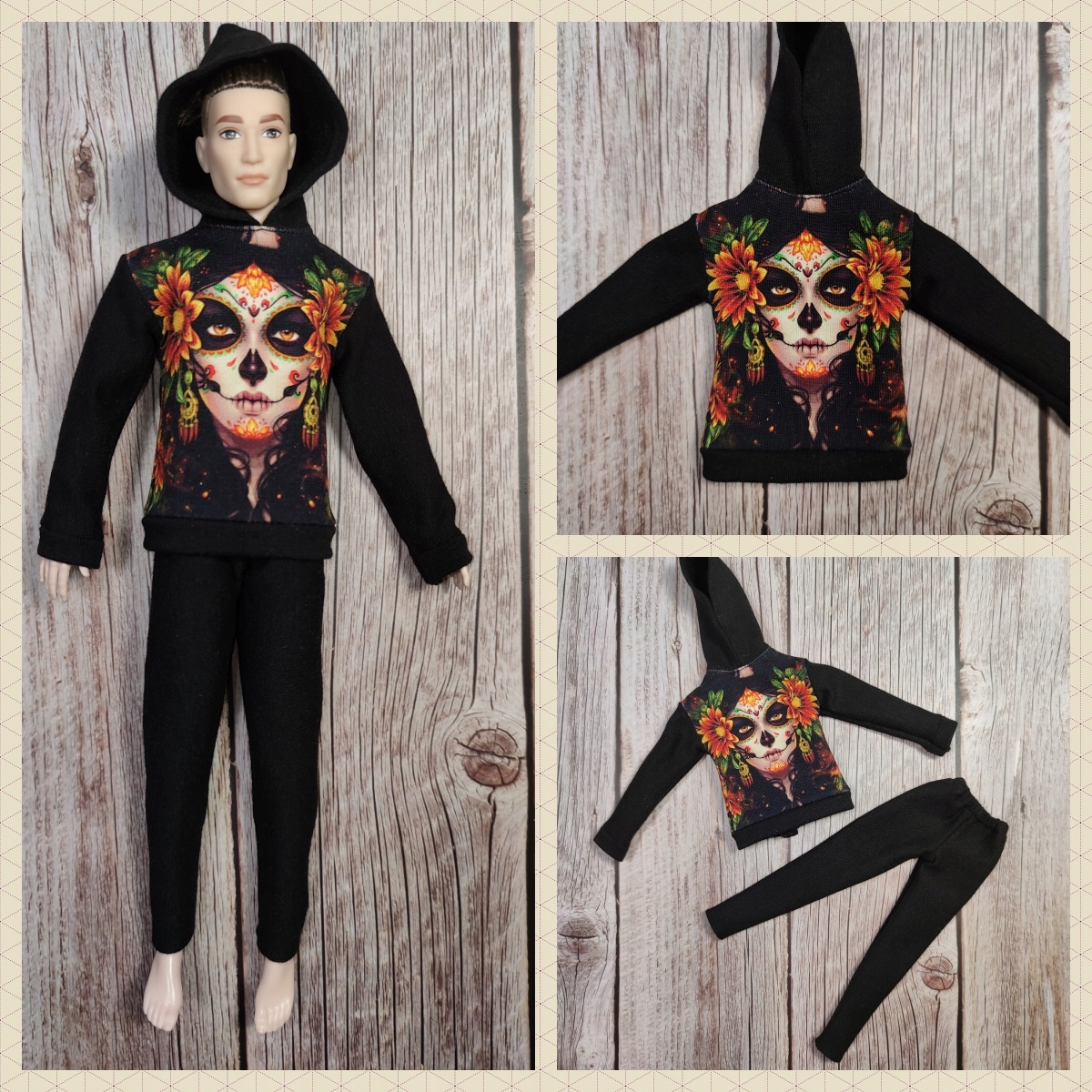 MINI Ubranka bluza spdnie dla lalek KEN 30cm, KM1 EAN (GTIN) 5906482341196