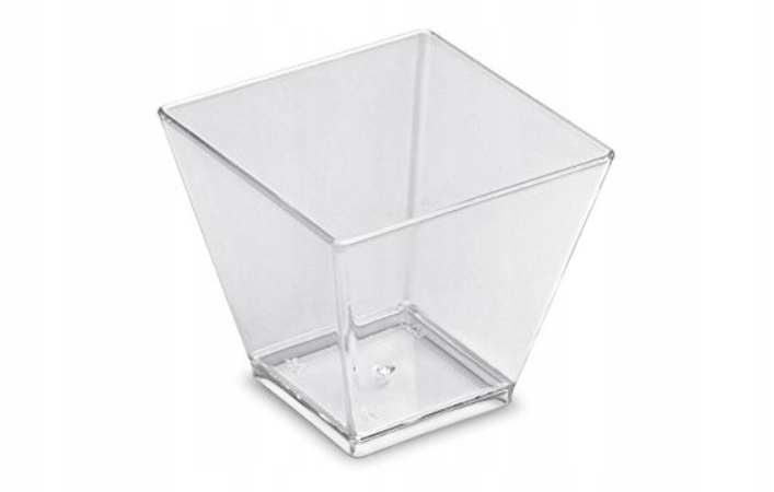 

Pojemniki pucharki na deserki kwadrat 60ml 50szt