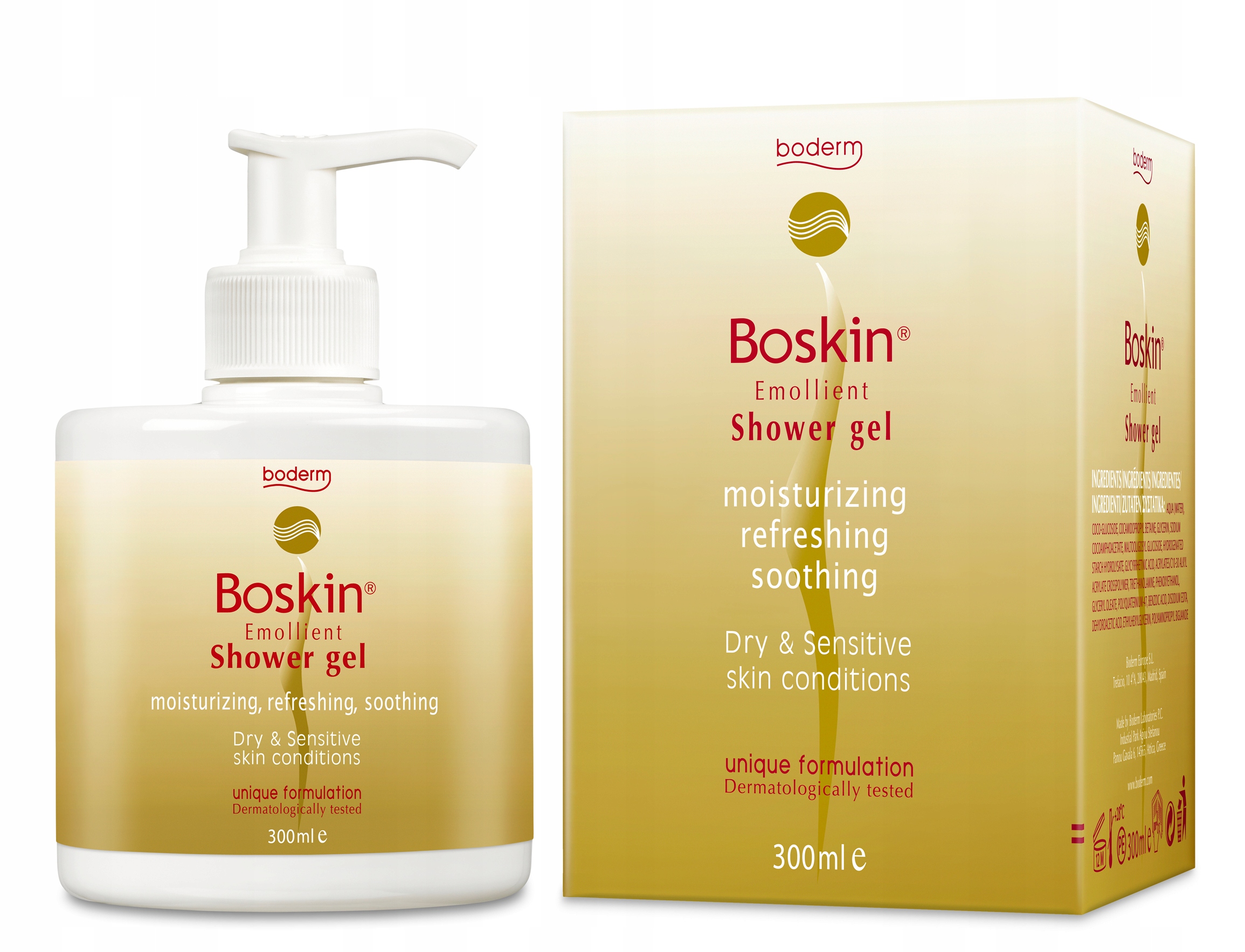 

Boskin Żel emoliencyjny delikatnie myjący 300 ml