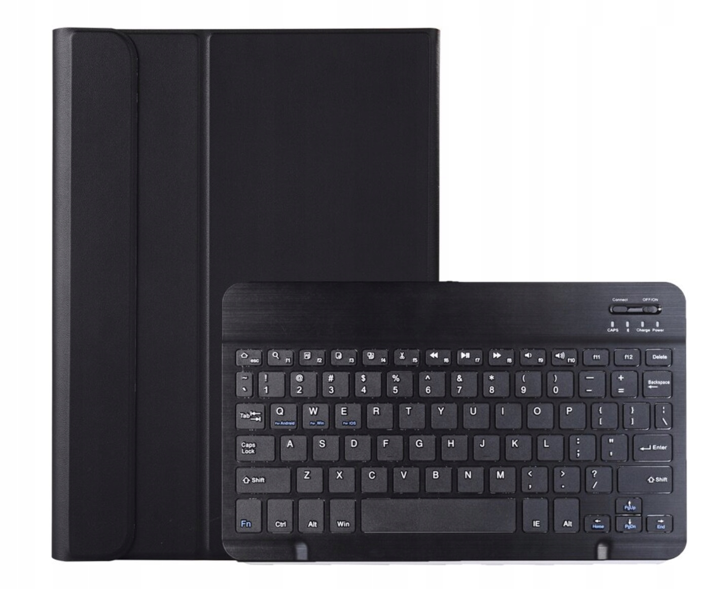 Étui clavier pour Samsung Galaxy Tab A8 10,5 pouces Sm-x200 / x205 / x207,  clavier tactile Bluetooth détachable, étui en cuir Antichoc Folio Premium