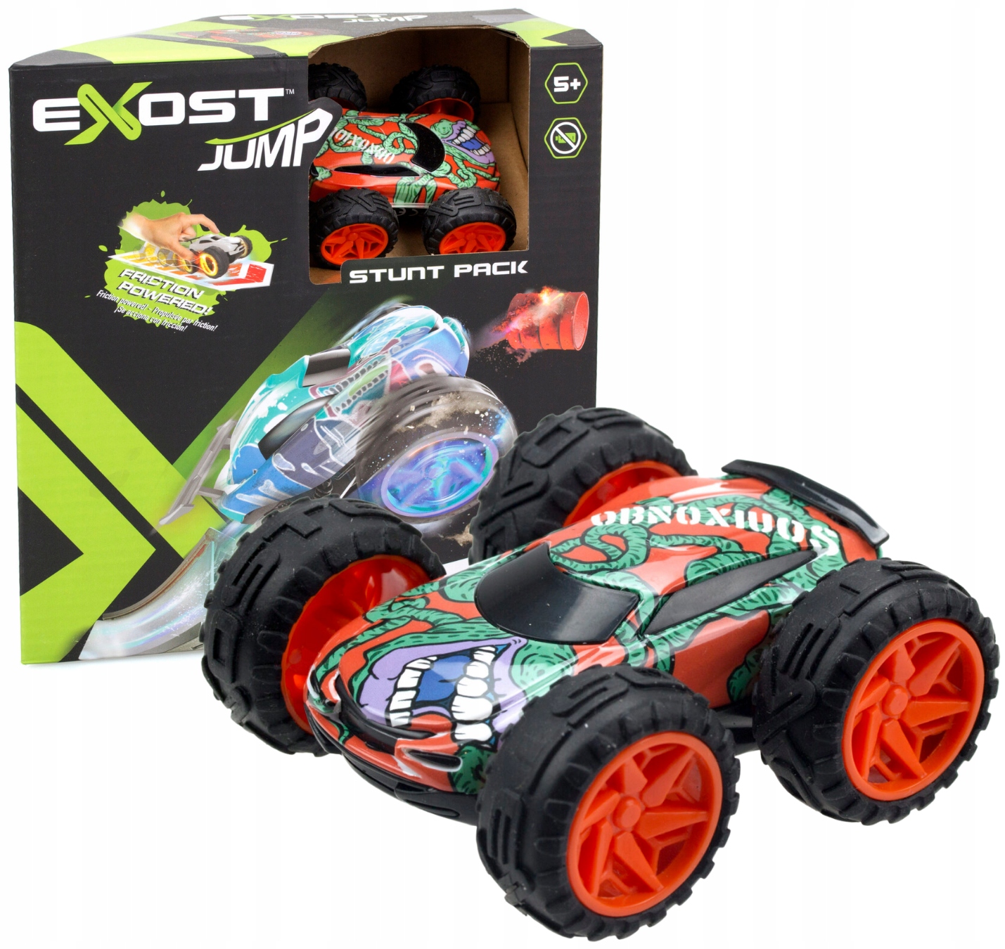 

Exost Jump Stunt Flip Samochód Wyczynowy +rampa