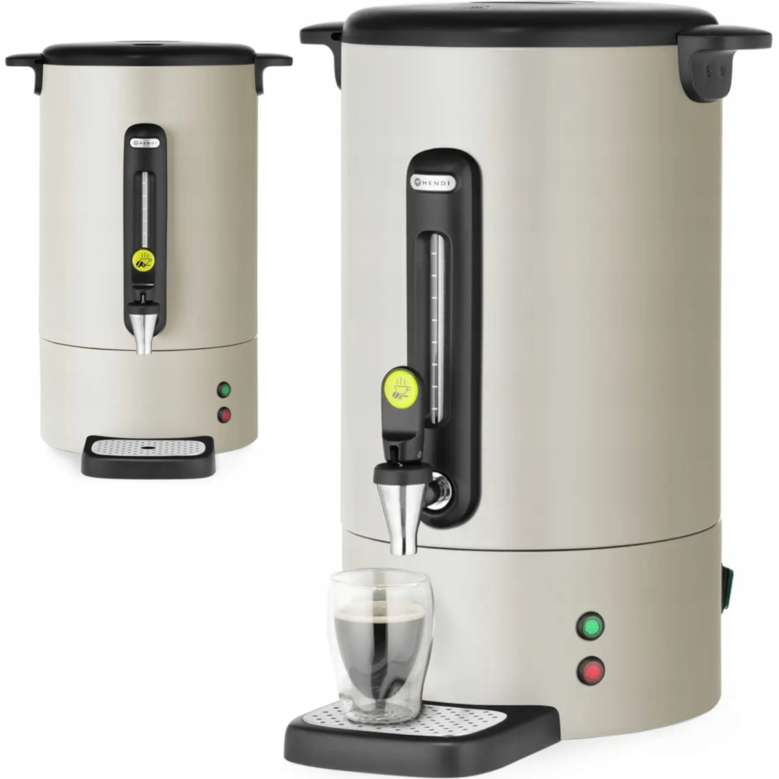 Kávovar s kohoutkovým odkapávačem 14 l 1750 W světle šedý