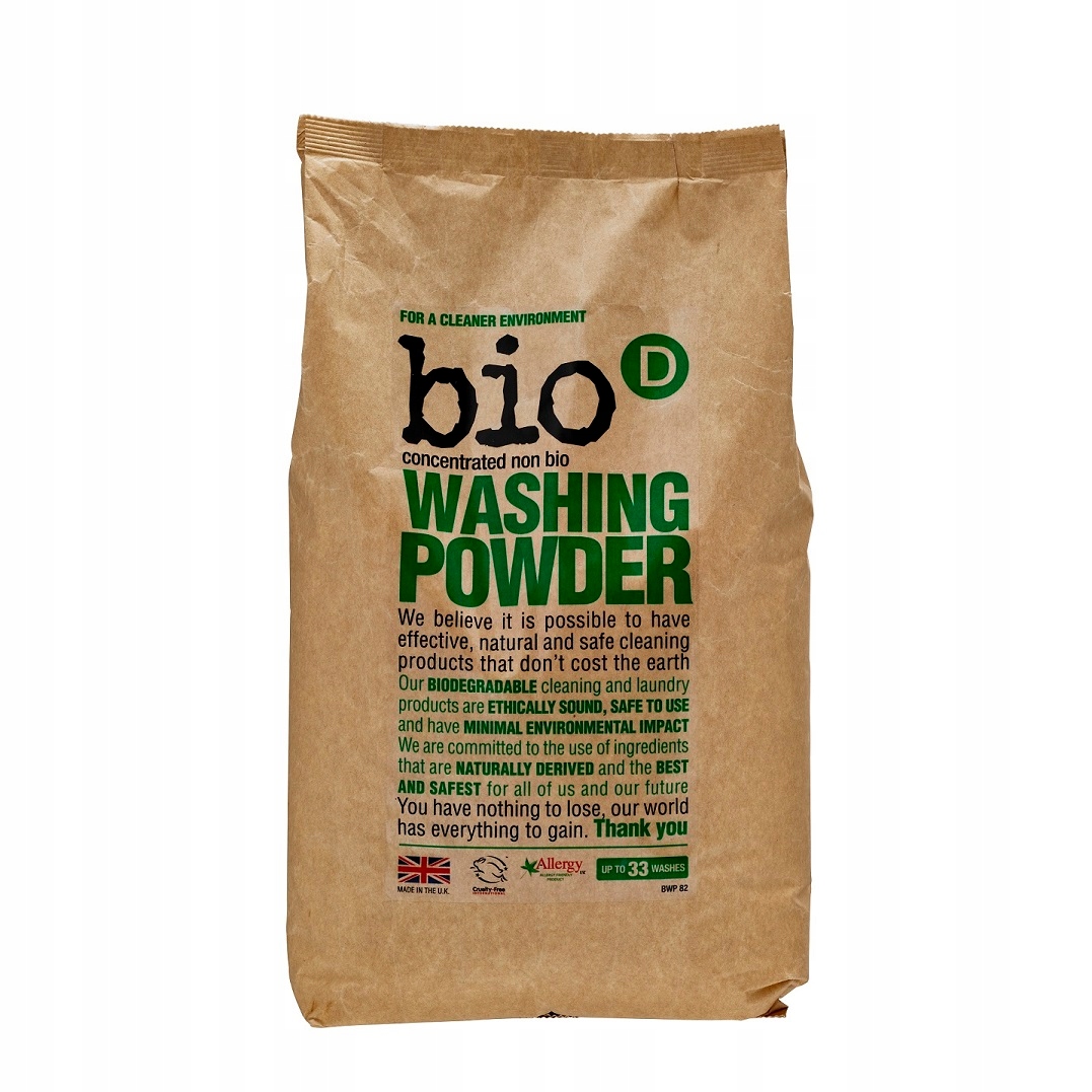 

Bio-D, hipoalergiczny proszek do prania, 2 kg Bio
