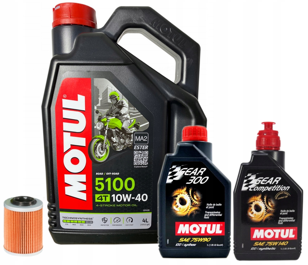 ZESTAW OLEJ MOTUL FILTR CAN-AM OUTLANDER RENEGADE