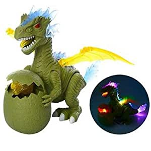 

Dinozaur z Jajem chodzi efekty Dino świało Led