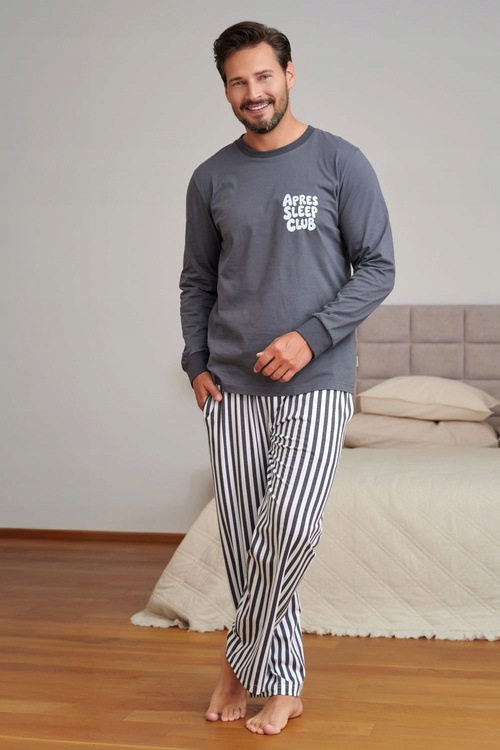 Doctor Nap pánské pyžamo s dlouhým rukávem velikost XL
