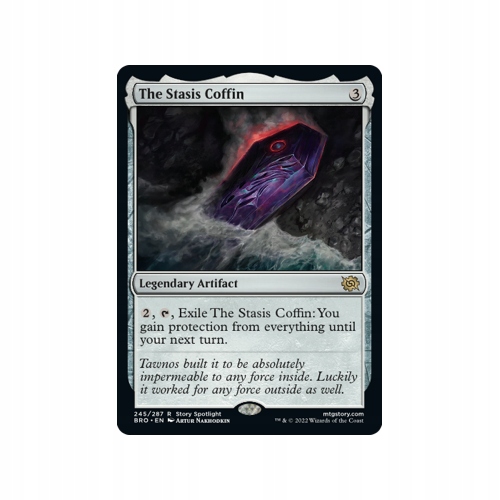 Karta Magic: The Gathering The Stasis Coffin Wizards Of The Coast  Cena   Opinie - Allegro