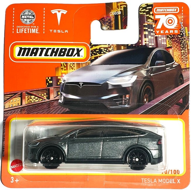 MATCHBOX TESLA MODEL X MBX HIGHWAY 2023