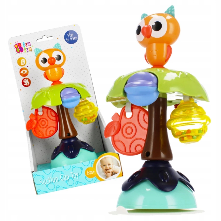 

Zabawka Edukacyjna Na Przyssawkę Karuzela Sowa