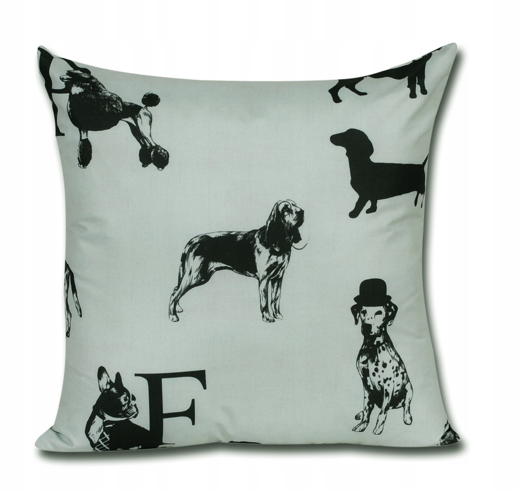 

Poszewka w psy na poduszkę jasiek 45x45cm B-523