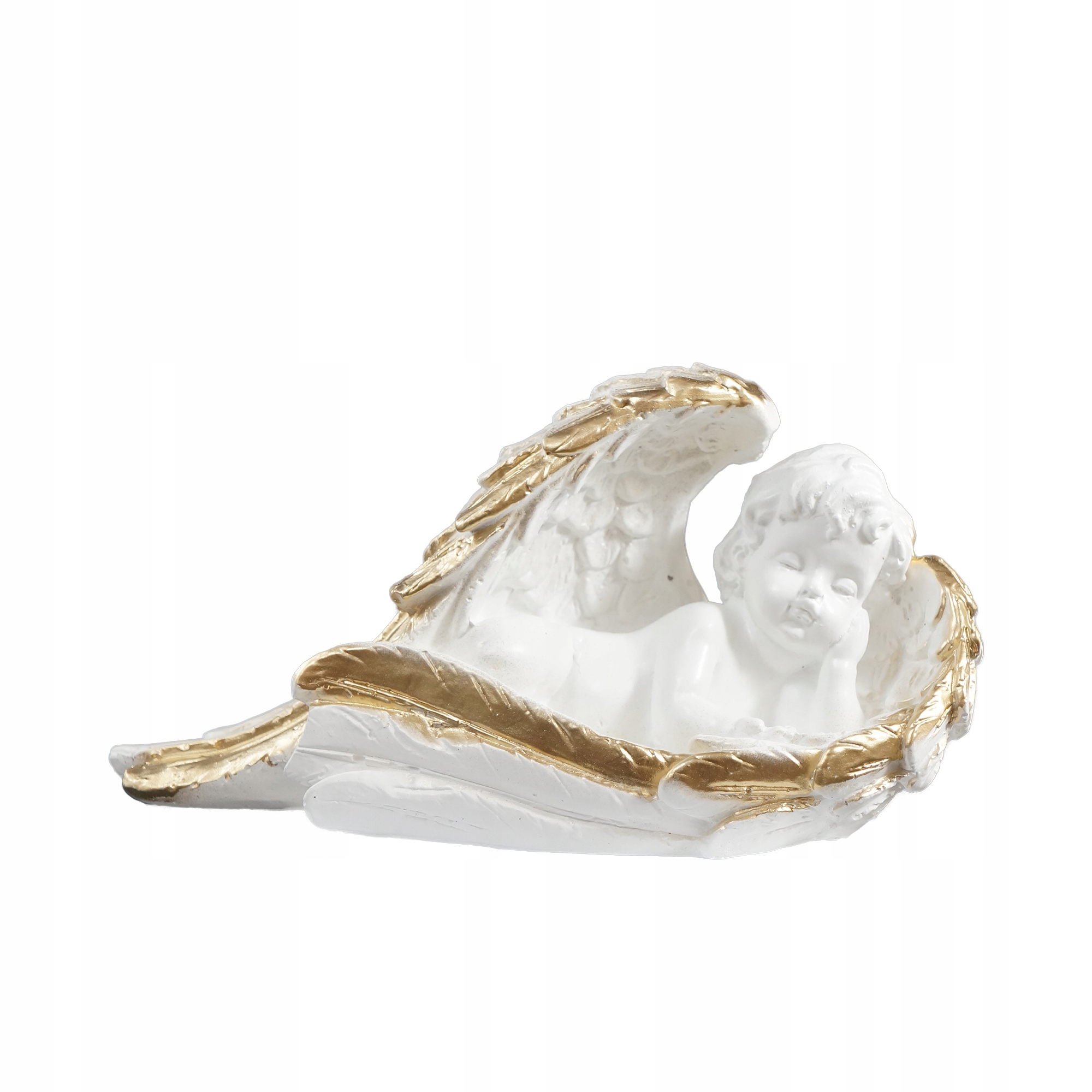 Gipsowy anioł 17cm dekoracja na ślub podziękowanie