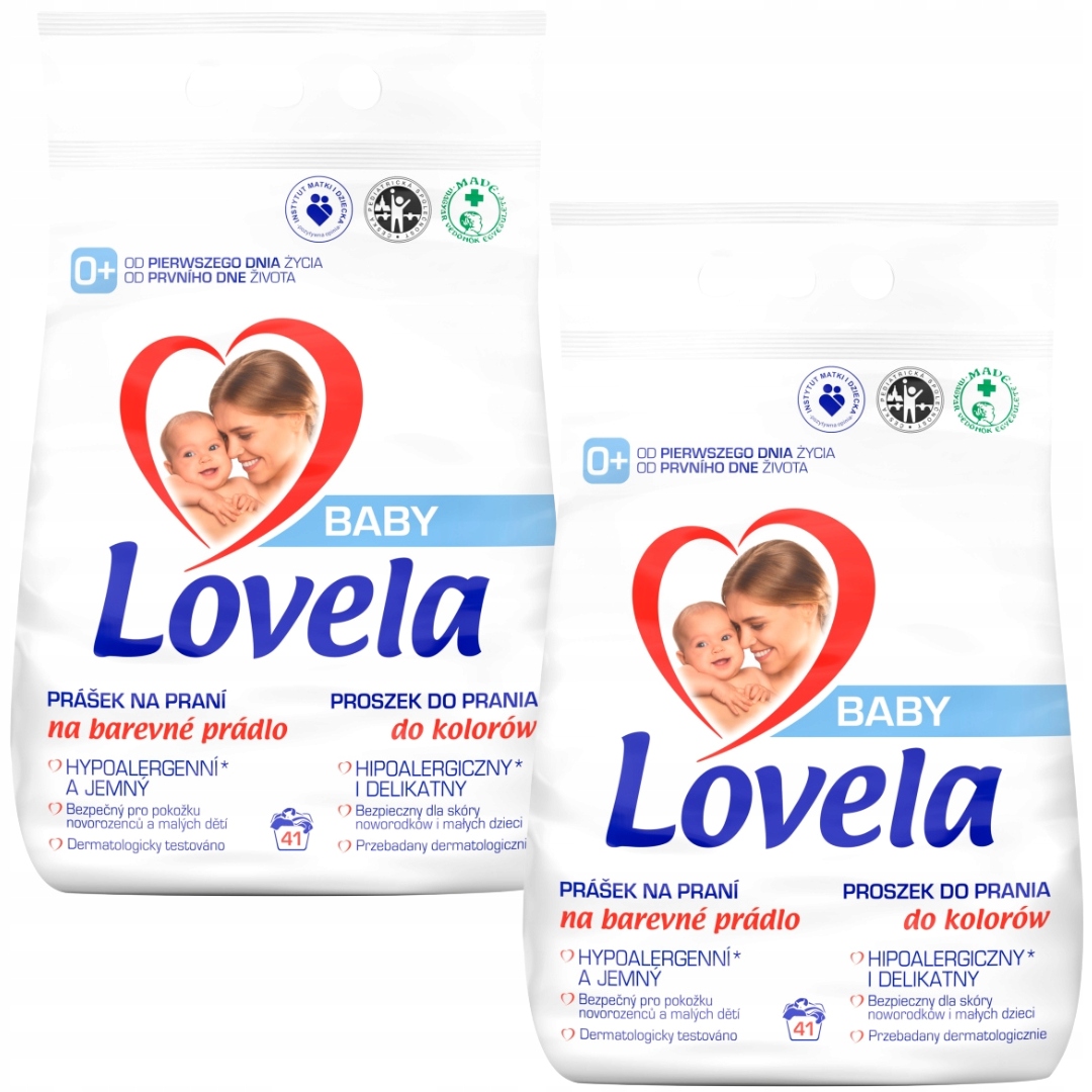 Lovela Baby Hypoalergenní prášek na praní barvy 8,2 kg