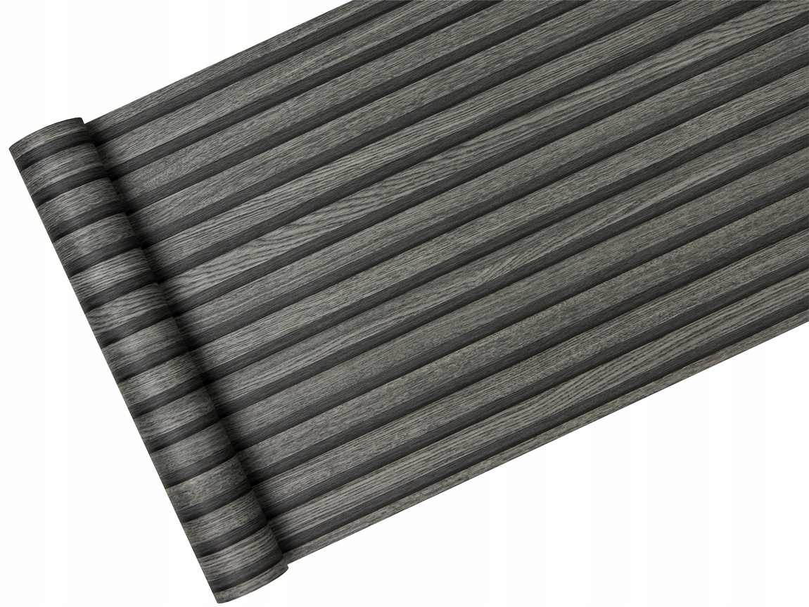 Exkluzivní tapeta napodobující lamely Lamele, černá