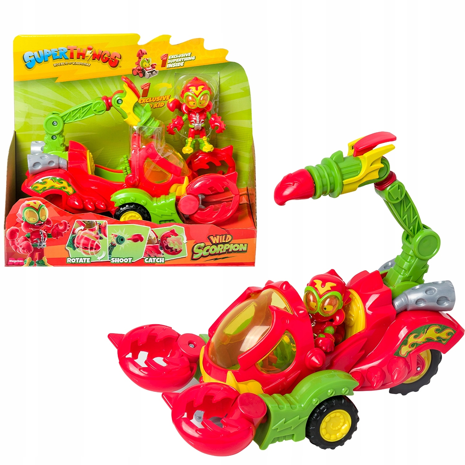 Zdjęcia - Figurka / zabawka transformująca Scorpion Superthings Zings Wild  Pojazd i ekskluzywne figurki 