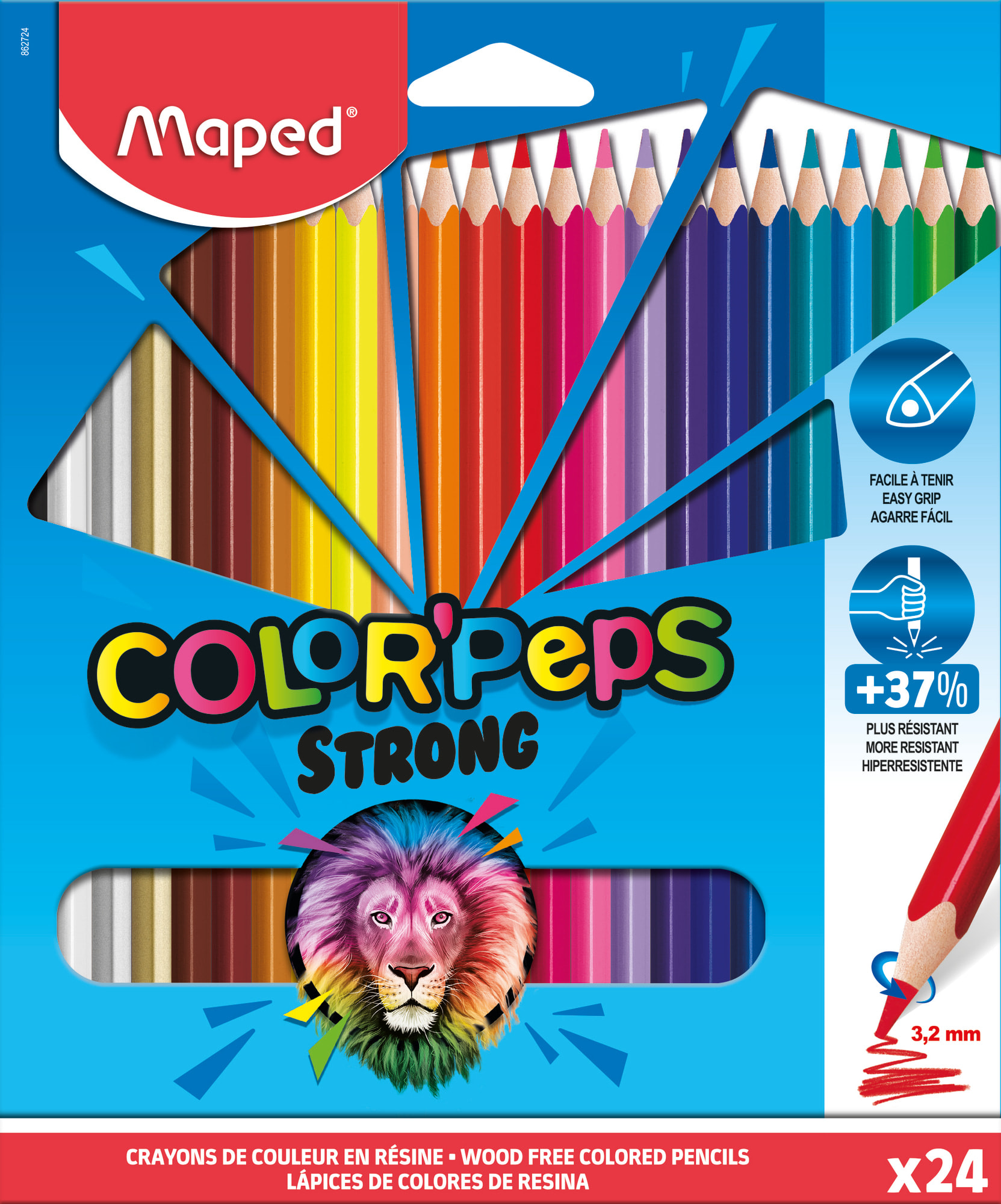 

Kredki Colorpeps Strong trójkątne Maped