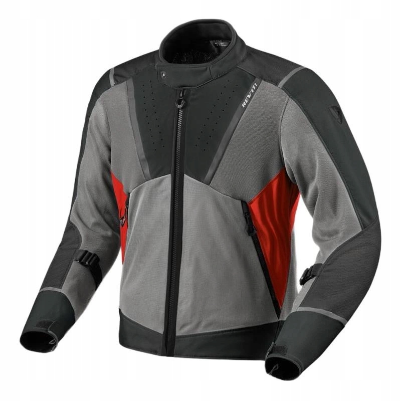 Textilná motocyklová bunda Revit Airwave 4 Anthracite/red čierna šedá