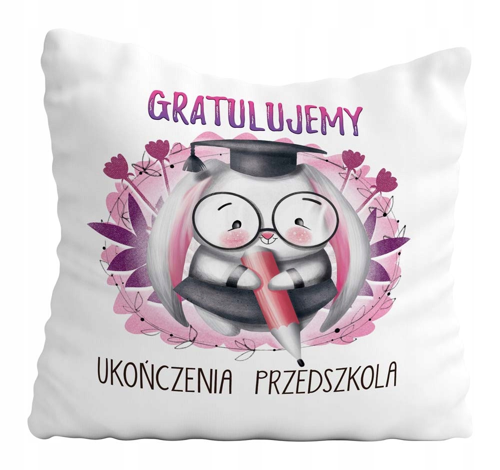 

Poduszka Zakończenie Przedszkola Króliczek Ona