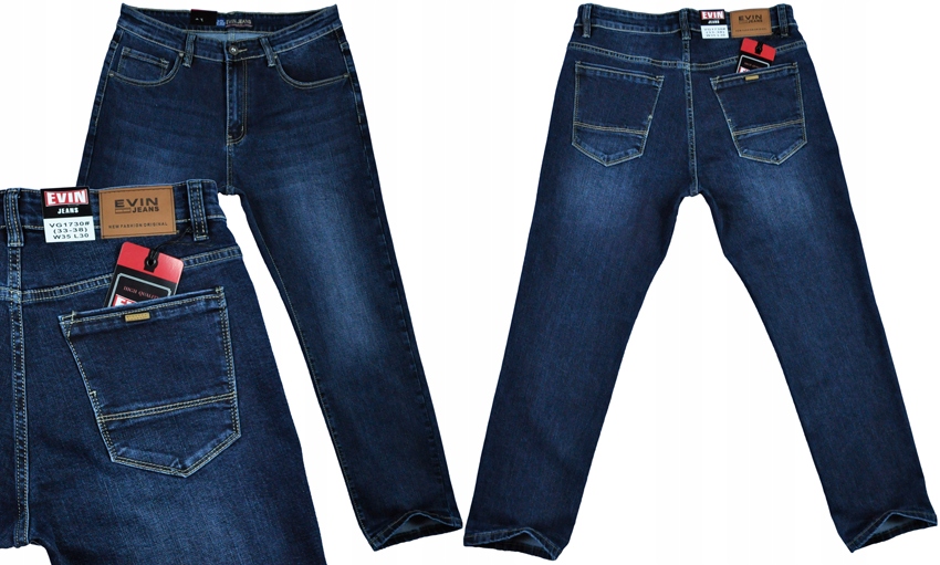 

Spodnie męskie dżinsowe jeans Evin VG1730 90/36