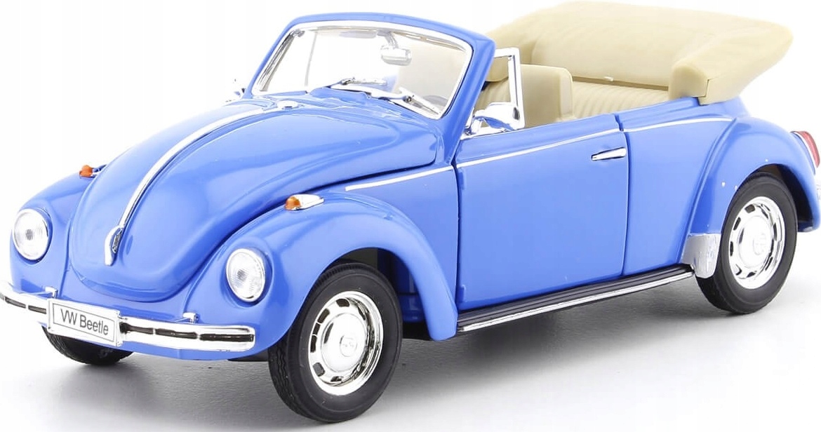 Vw Volkswagen Beetle cabrio model 22091 Welly 1:24