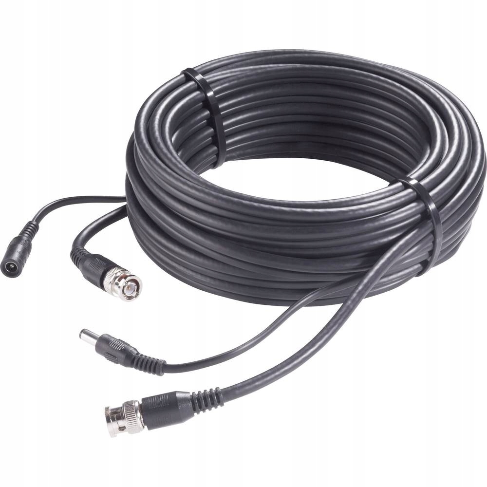 Video prodlužovací kabel Sygonix, 1x Bnc, 1x DC In 1x Bnc, 1x DC Out, 10