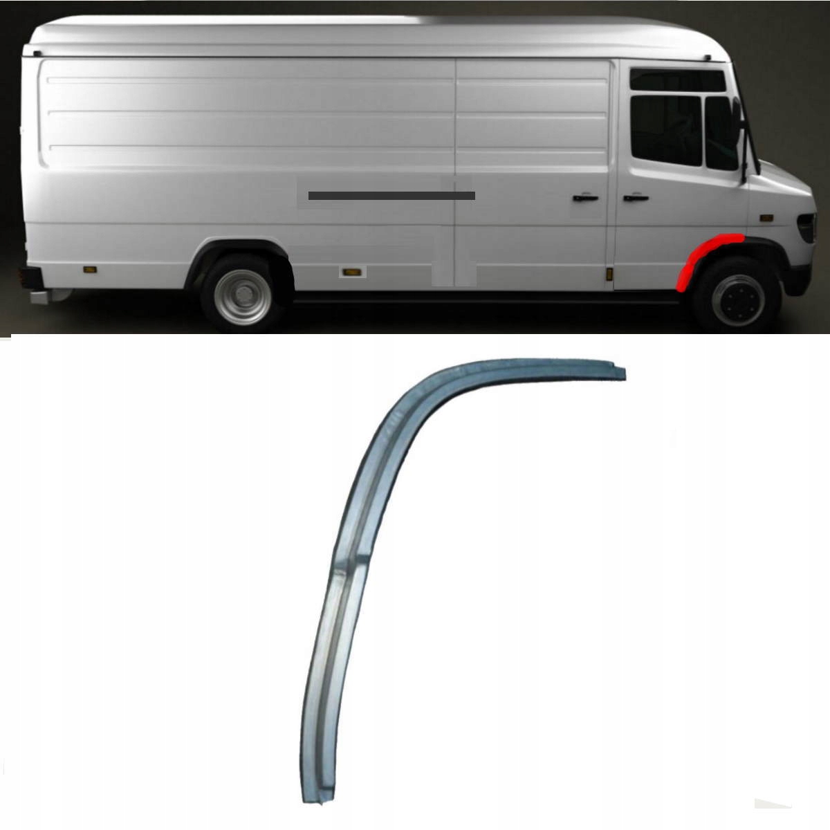 Přední Levý Podběh Kola Mercedes Vario W670 1995-2013