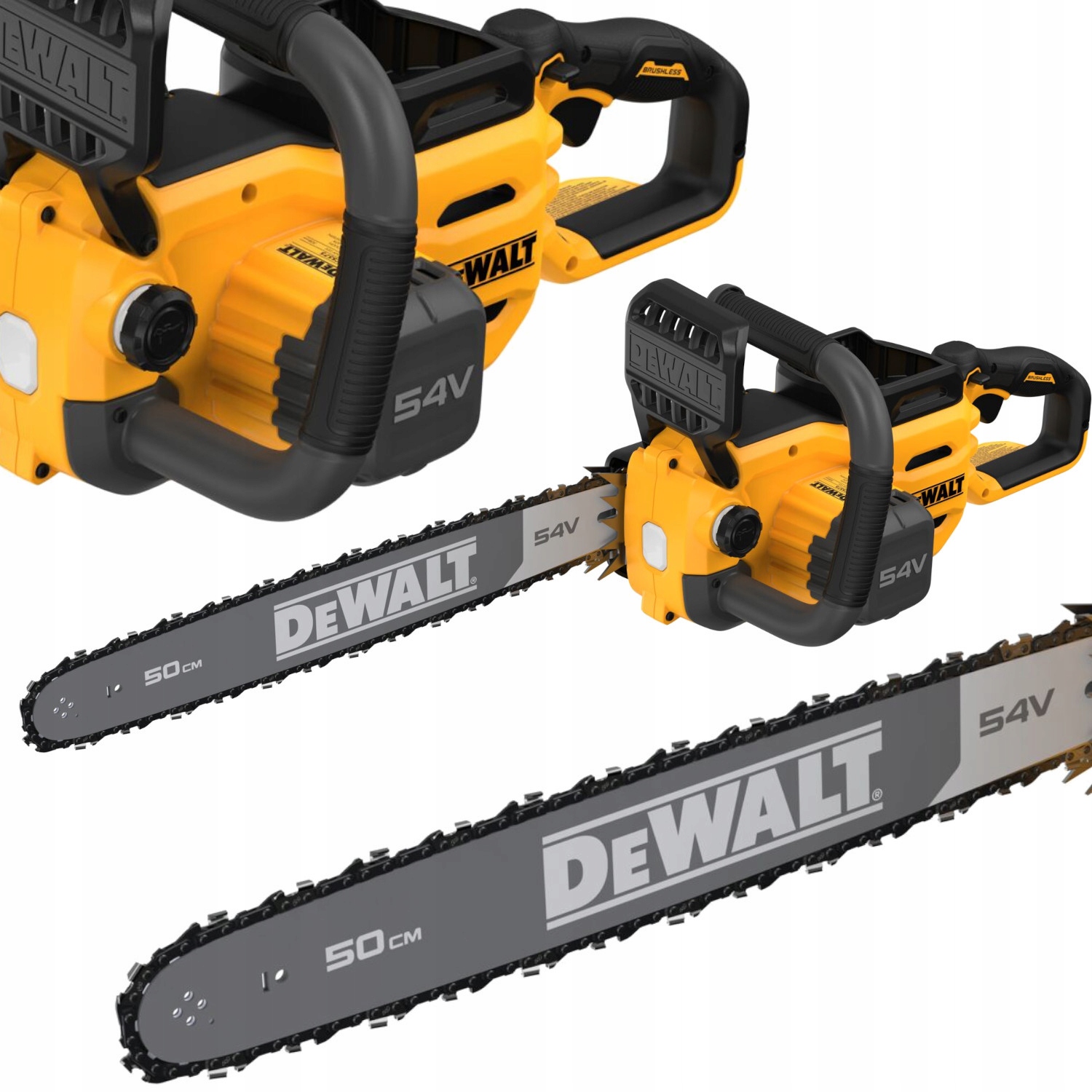DeWALT Piła łańcuchowa bezszczotkowa FlexVolt 18/54V 50cm DCMCS575N body