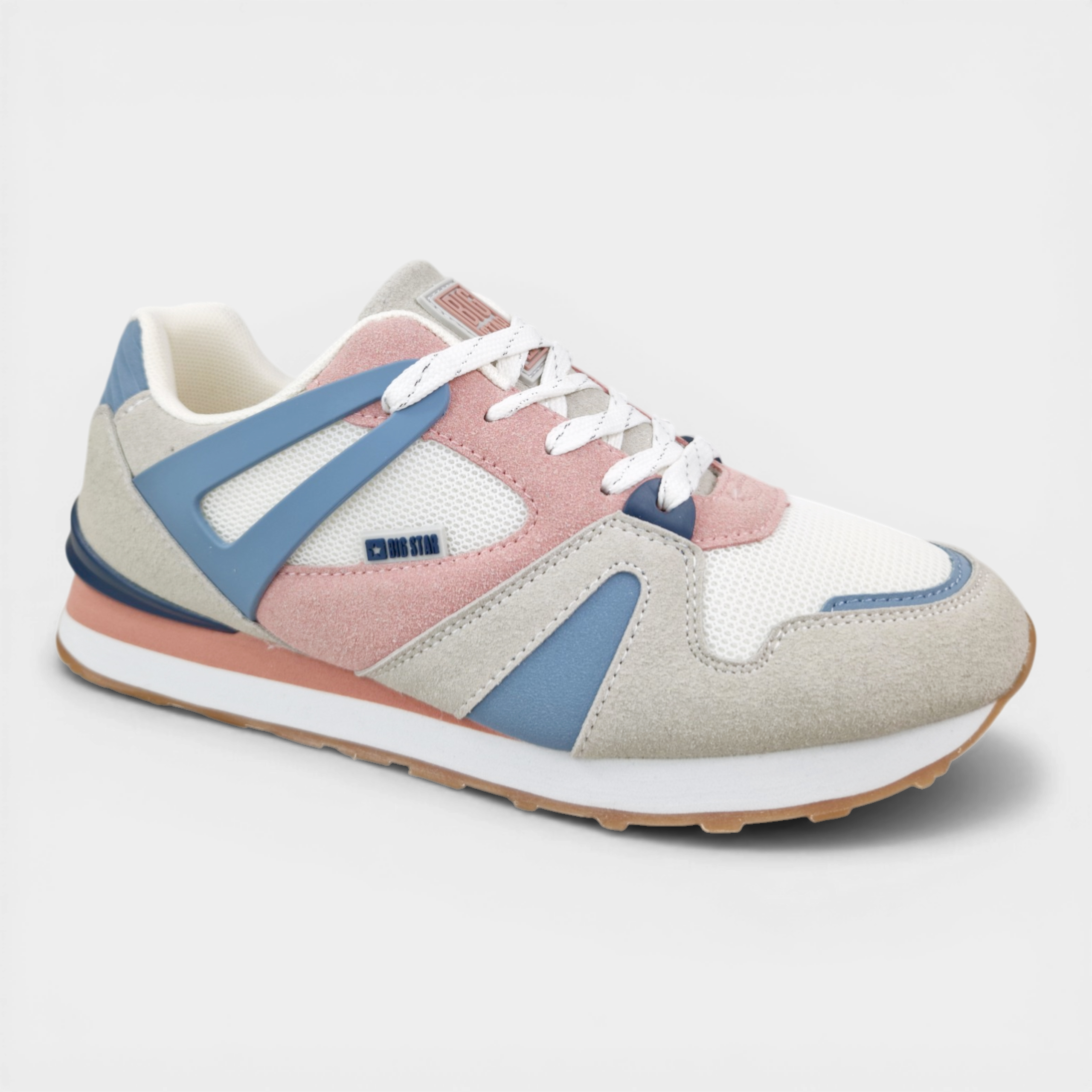 Sneakersy Damskie Buty Sportowe Big Star lekkie Beżowe Młodzieżowe LL274951