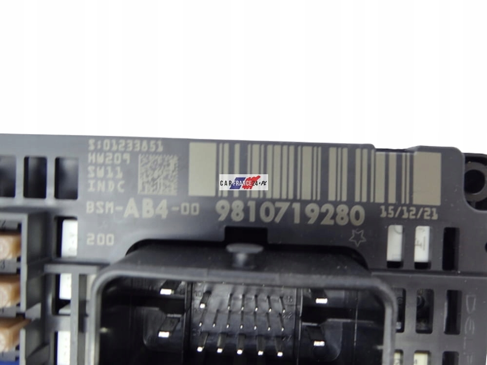 Moduł Bezpieczników BSM Oryginał 9810719280 DS5 508 Jakość części (zgodnie z GVO) O - oryginał z logo producenta pojazdu (OE)