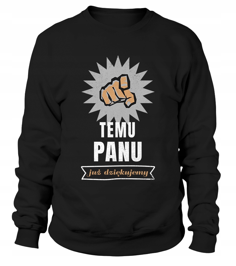 Pánská Mikina Děkujeme tomuto pánovi 3XL Černá Pro něj Chlapa Manžela Chlapa