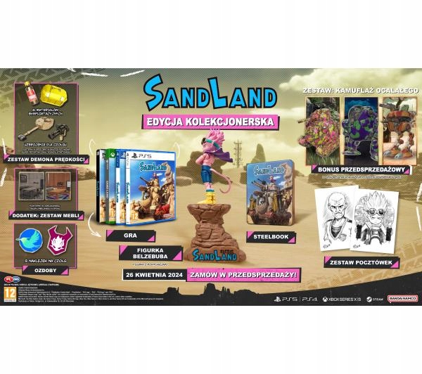 Gra na Xbox Series X - Sand Land Edycja Kolekcjonerska - Akcja RPG 16+ Stan opakowania oryginalne