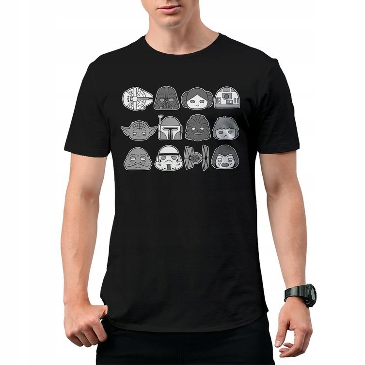 

Koszulka t-shirt Gwiezdne Wojny Sw Icons L