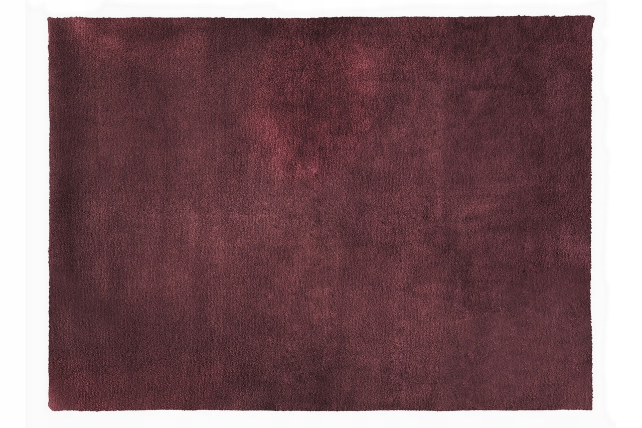 

Bordowy dywanik łazienkowy miękkie futerko 50x70