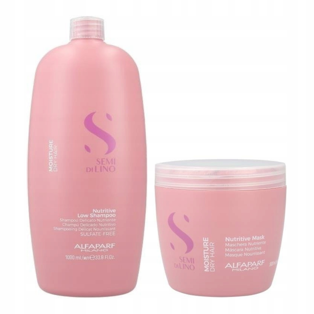 Sada Alfaparf Sdl Moisture Šampon a hydratační maska pro suché vlasy