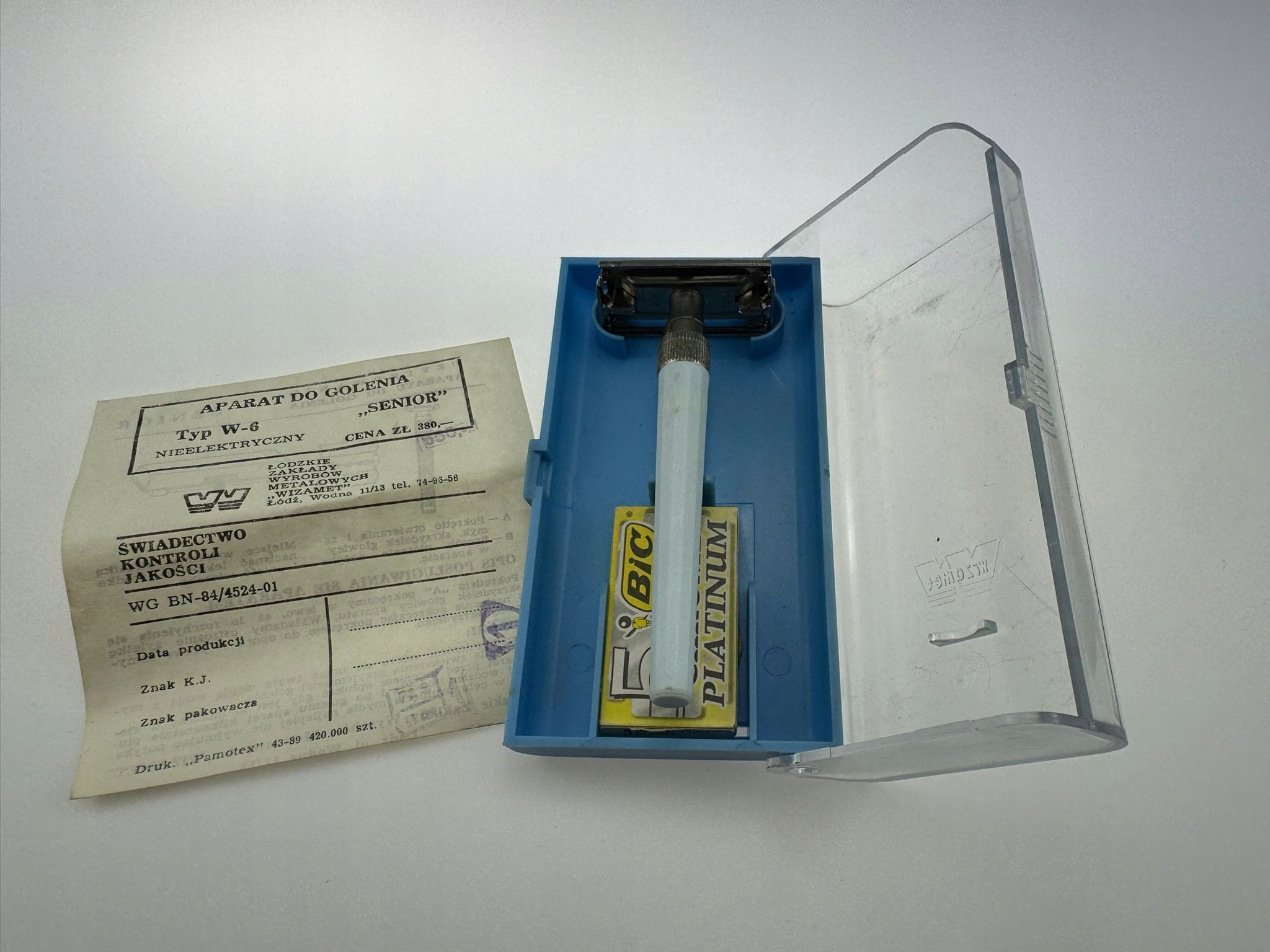 Maszynka do golenia WIZAMET W-6 Senior NOS