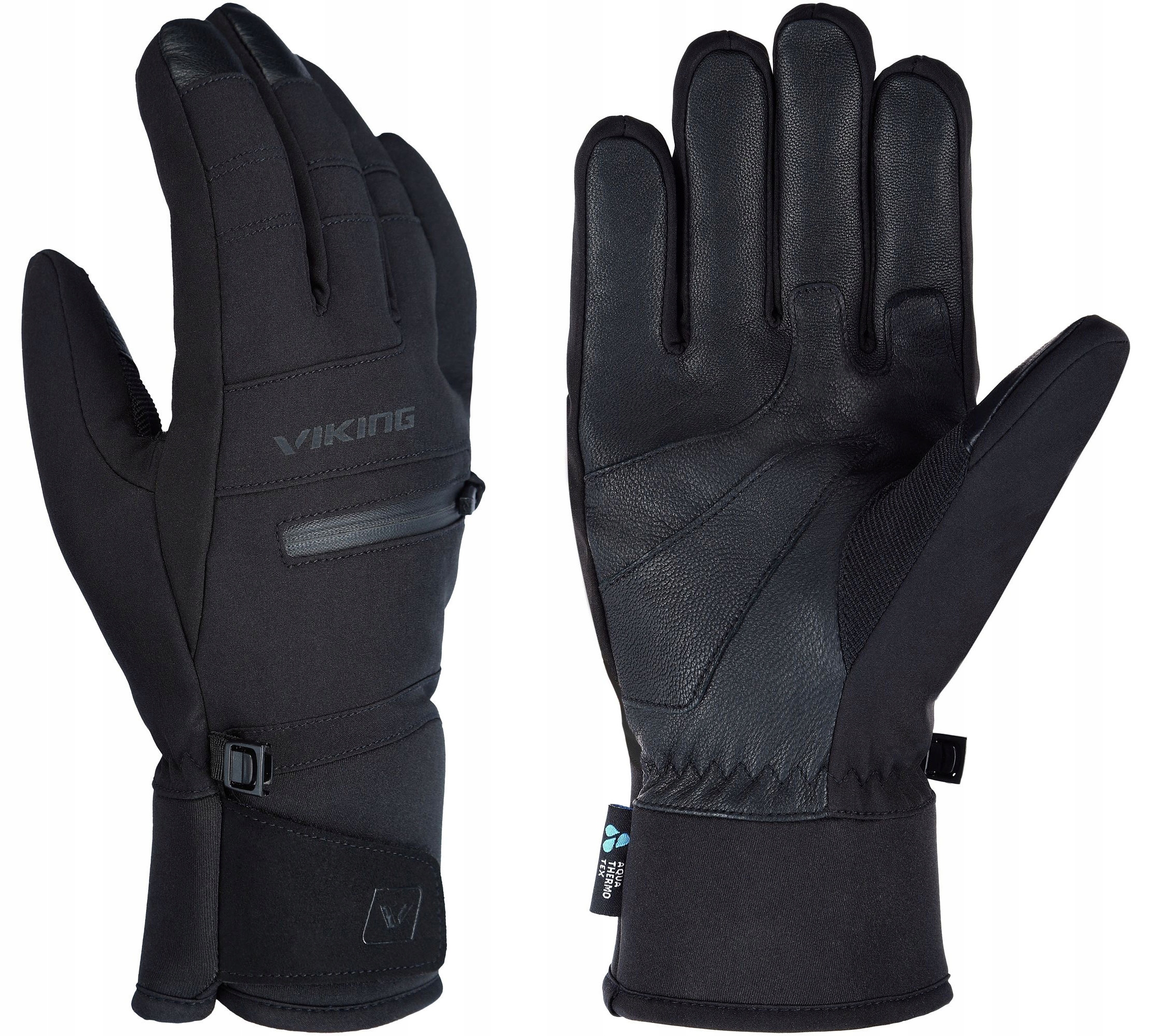 Pánské lyžařské rukavice Viking Kuruk 2.0 černé 7