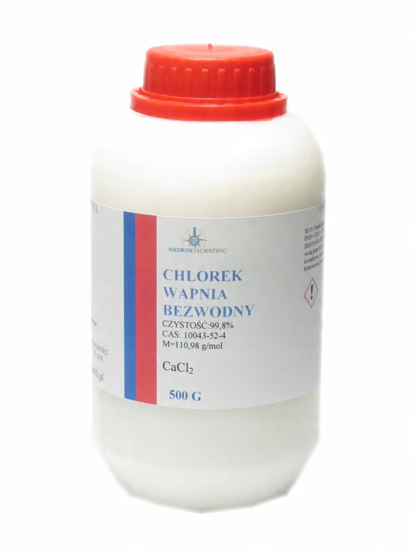 

Chlorek Wapnia Bezwodny- Cz.d.a. 500 G
