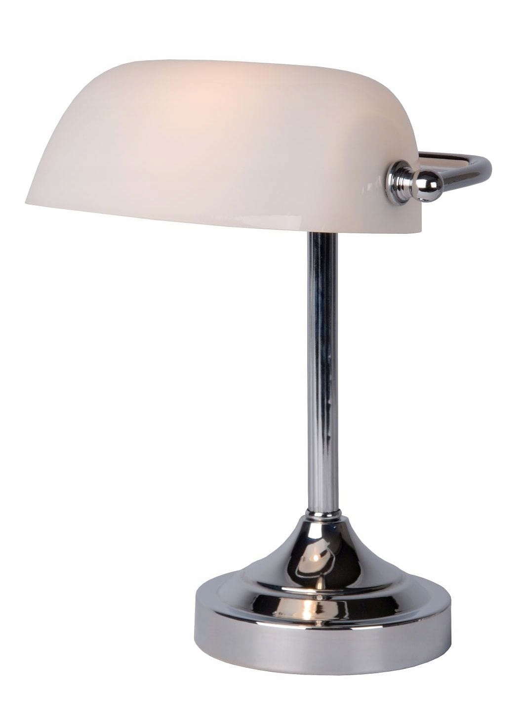 Lucide Banker Kabinetová lampa, chróm, E14, 40 W, kov/sklo