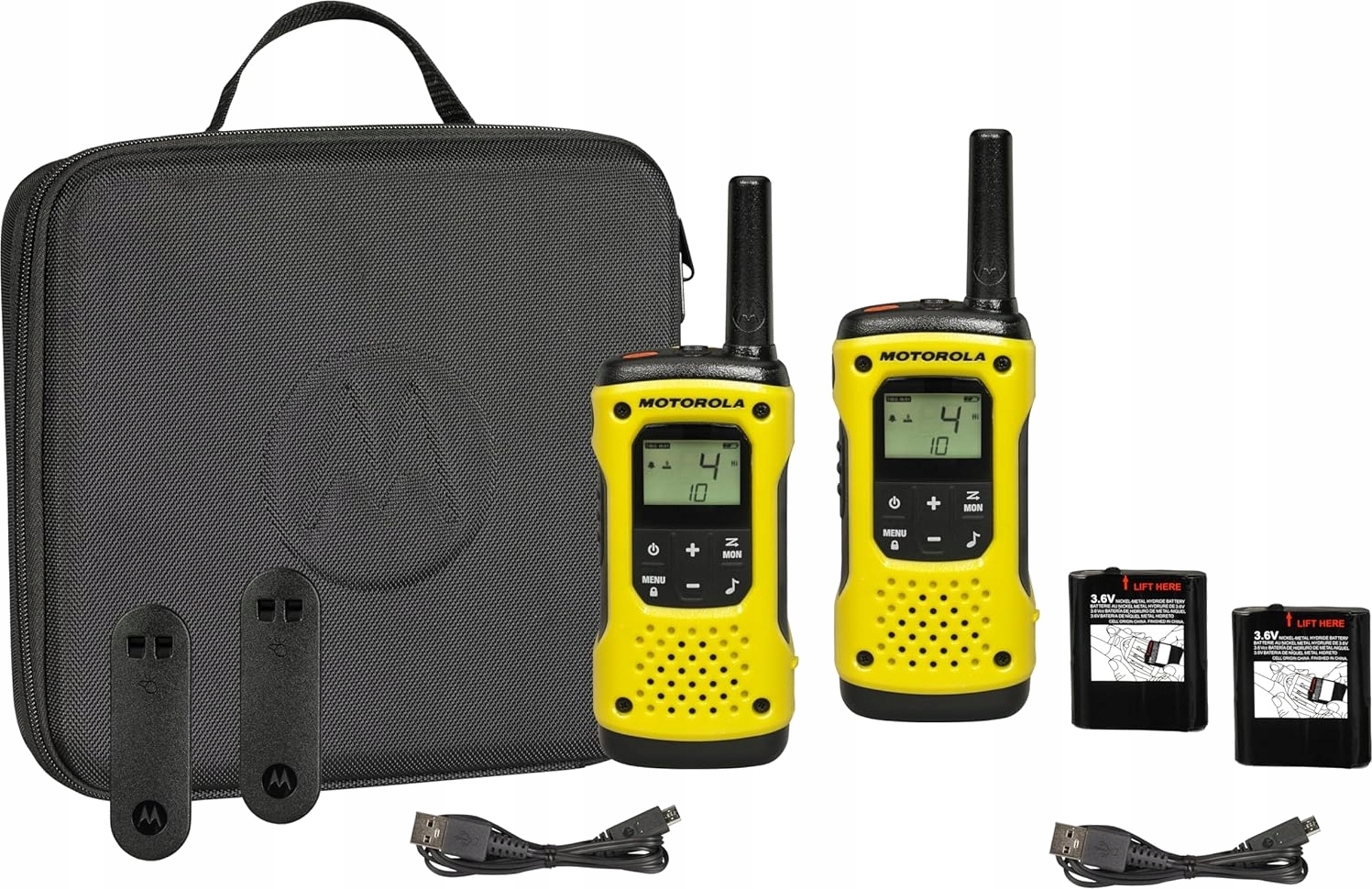 Motorola T92 H2O walkie-talkie PMR446 IP67 2 szt. do 10 km A9P00811YWCMAG