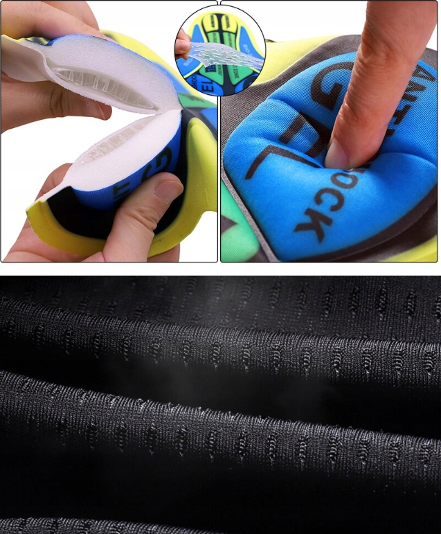 SPODENKI ROWEROWE Z WKŁADKĄ ŻELOWĄ 5D szorty KOLARSKIE NA ROWER SPORTOWE XL Rozmiar XL