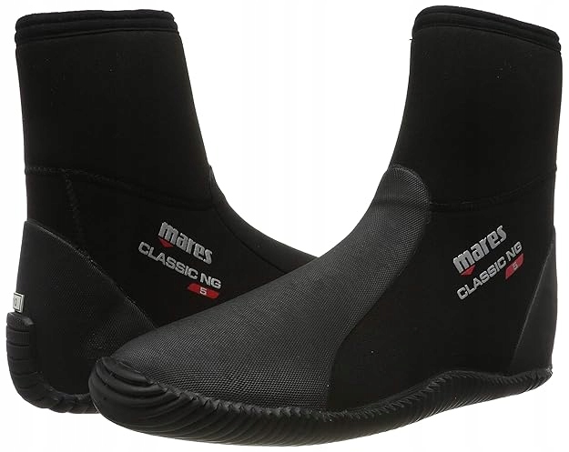 Buty Neoprenowe 5MM Do Pływania Morsowania Nurkowe Mares R. 43 Czarne