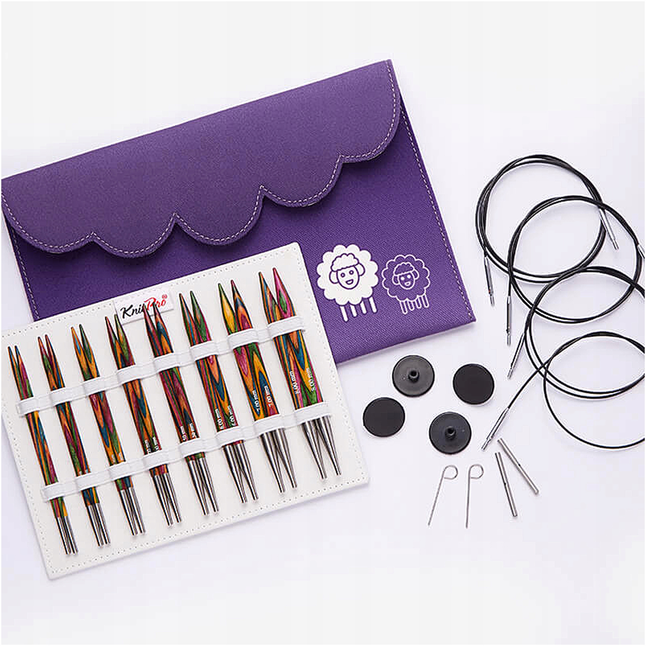sada výměnných dřevěných drátů 13cm Knitpro Symfonie Deluxe