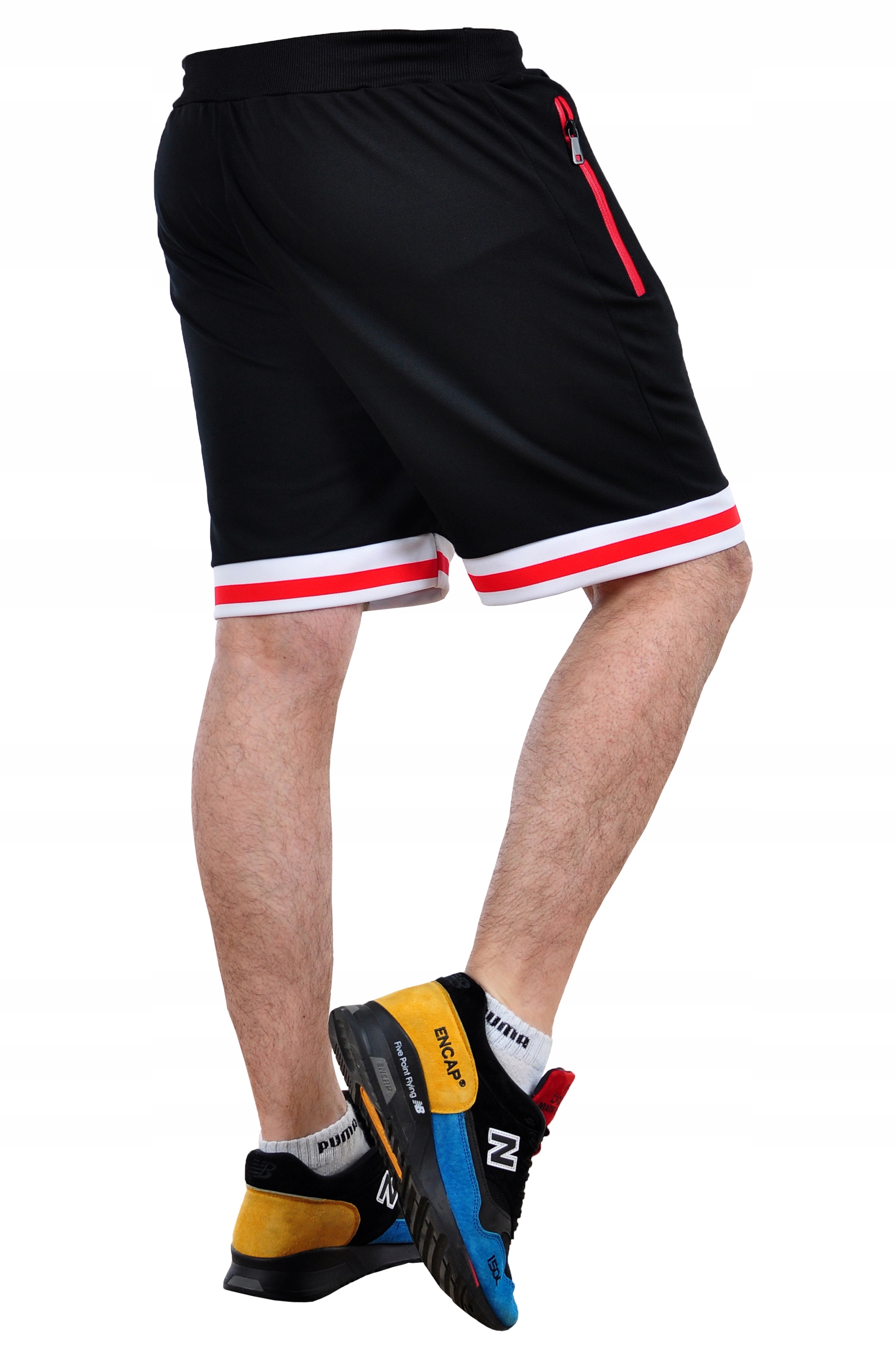 W607 roz. XXL KRÓTKIE SPODENKI DRESOWE KOLORY Wzór dominujący bez wzoru