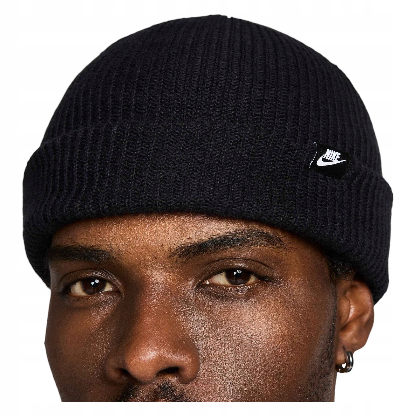 Pánská zimní čepice Nike Fisherman černá na zimu HF0176-010