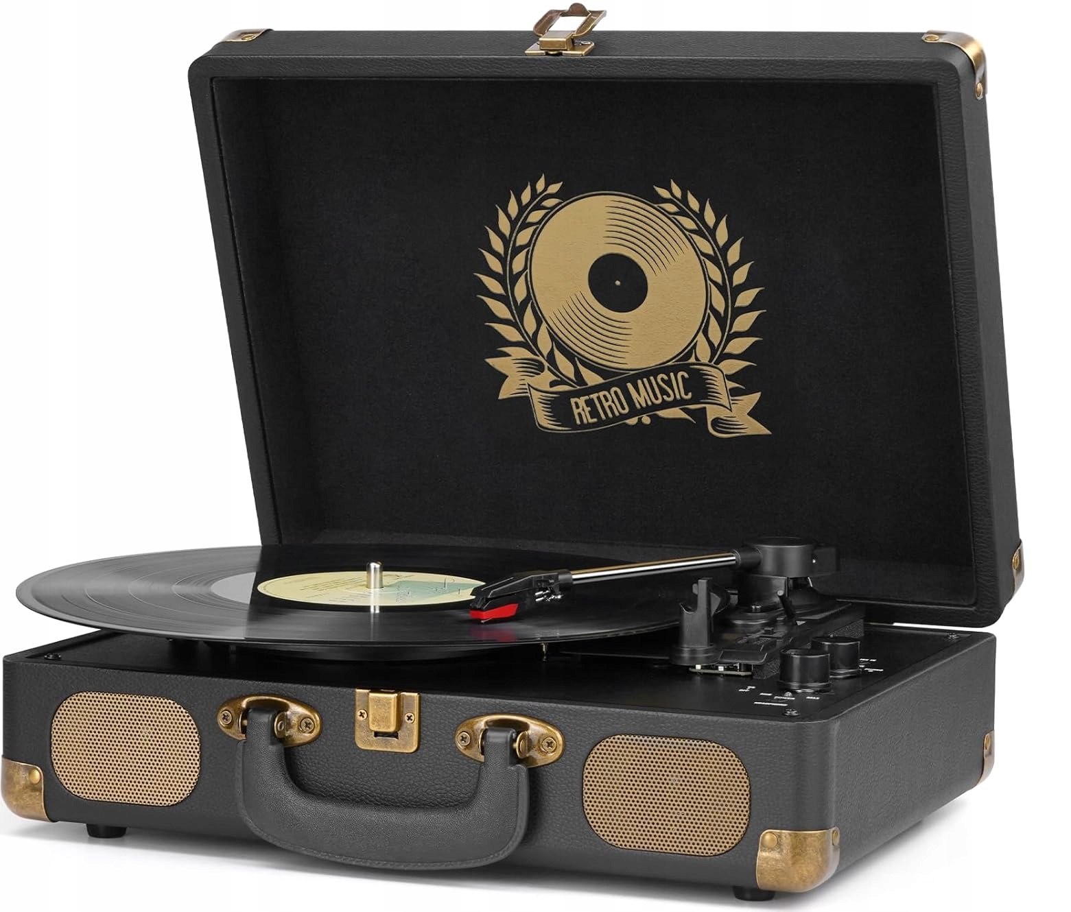 Prehrávač vinylových platní s Bluetooth Usb výstupom Rca Aux Retro kufrík