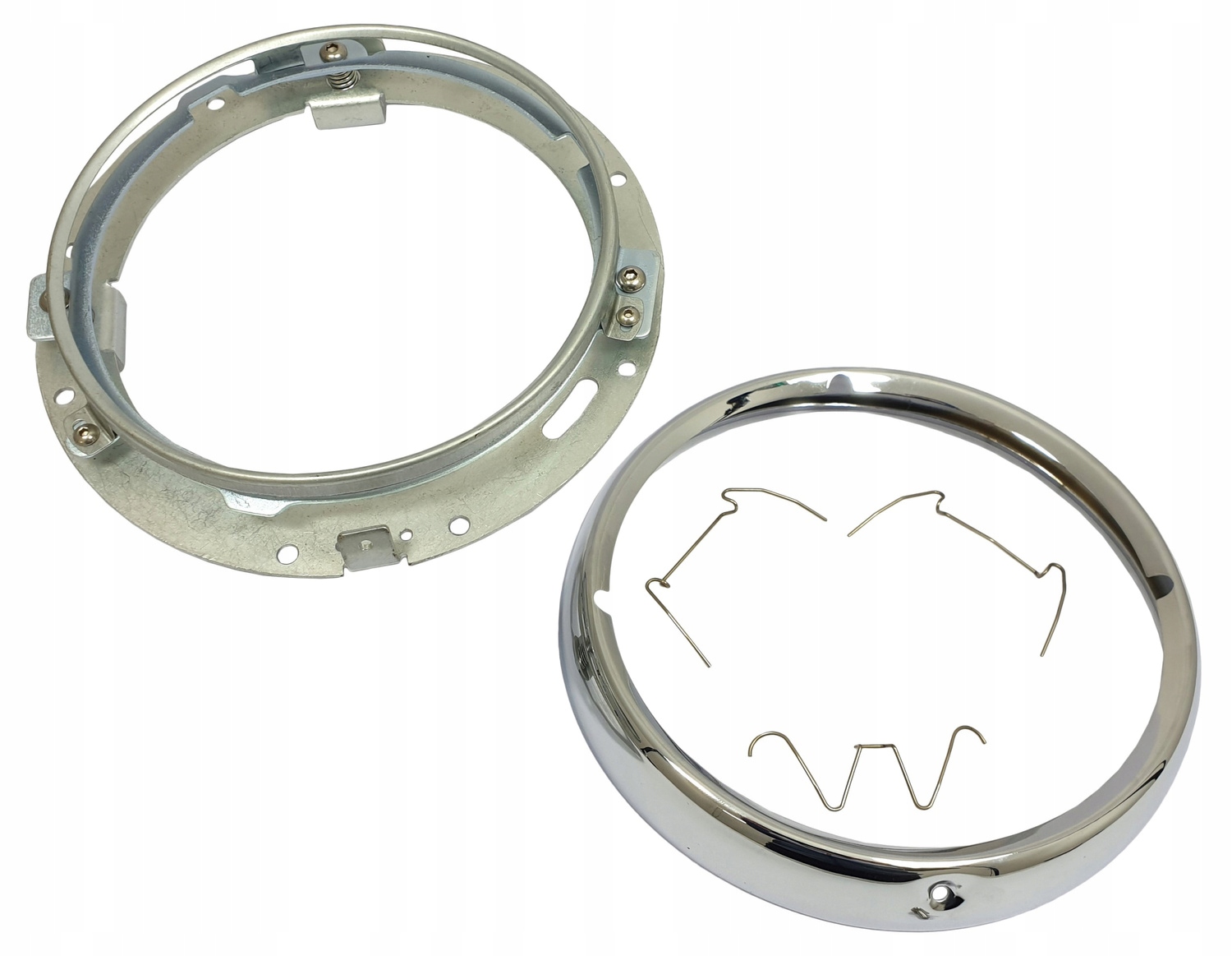 Držiak Led lampy 7 palcov Vložka Rámček Vnútro a Obruč Vonkajší Krúžok pre Harley