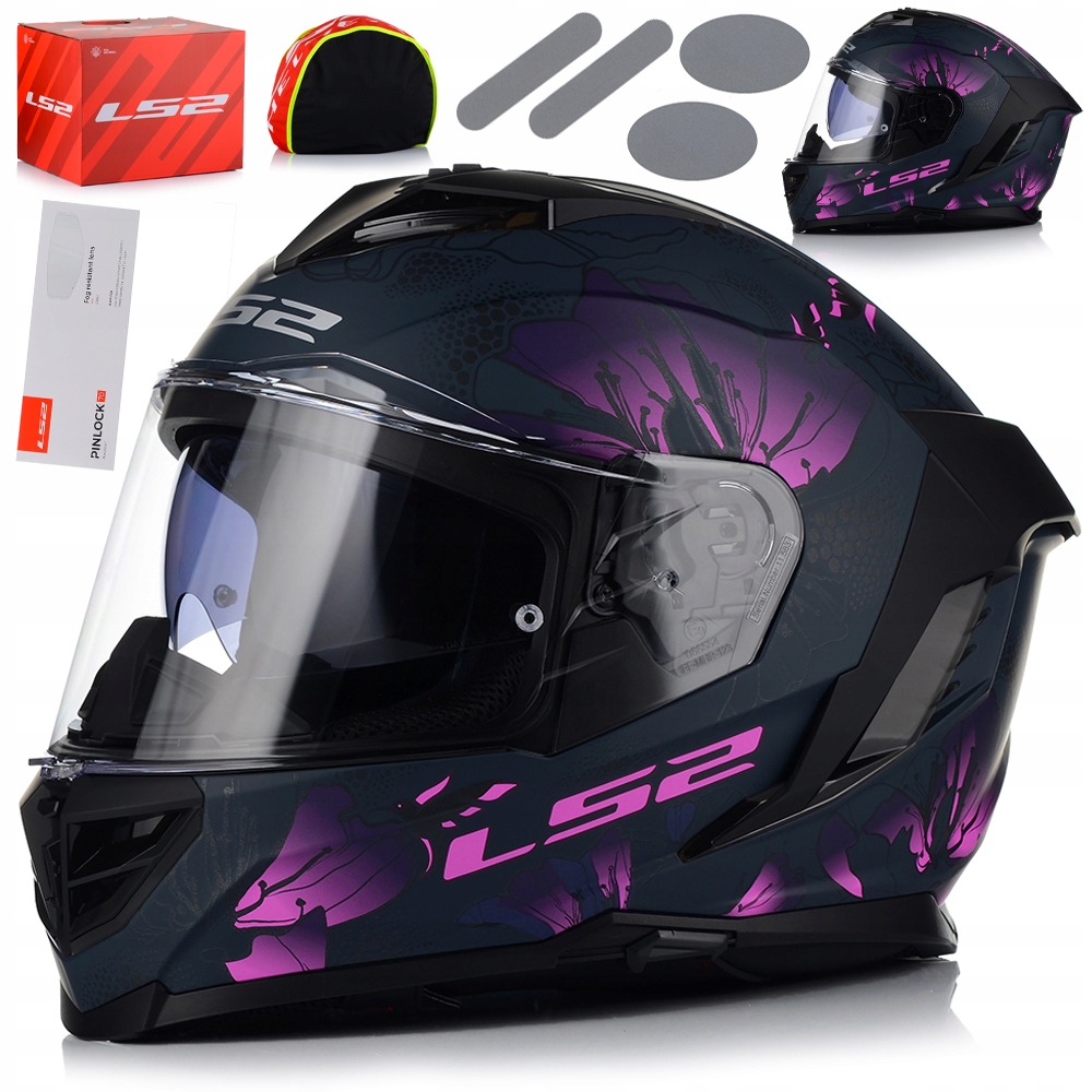 Motocyklová Prilba LS2 FF818 Storm III Burst Dámska Pinlock Blenda