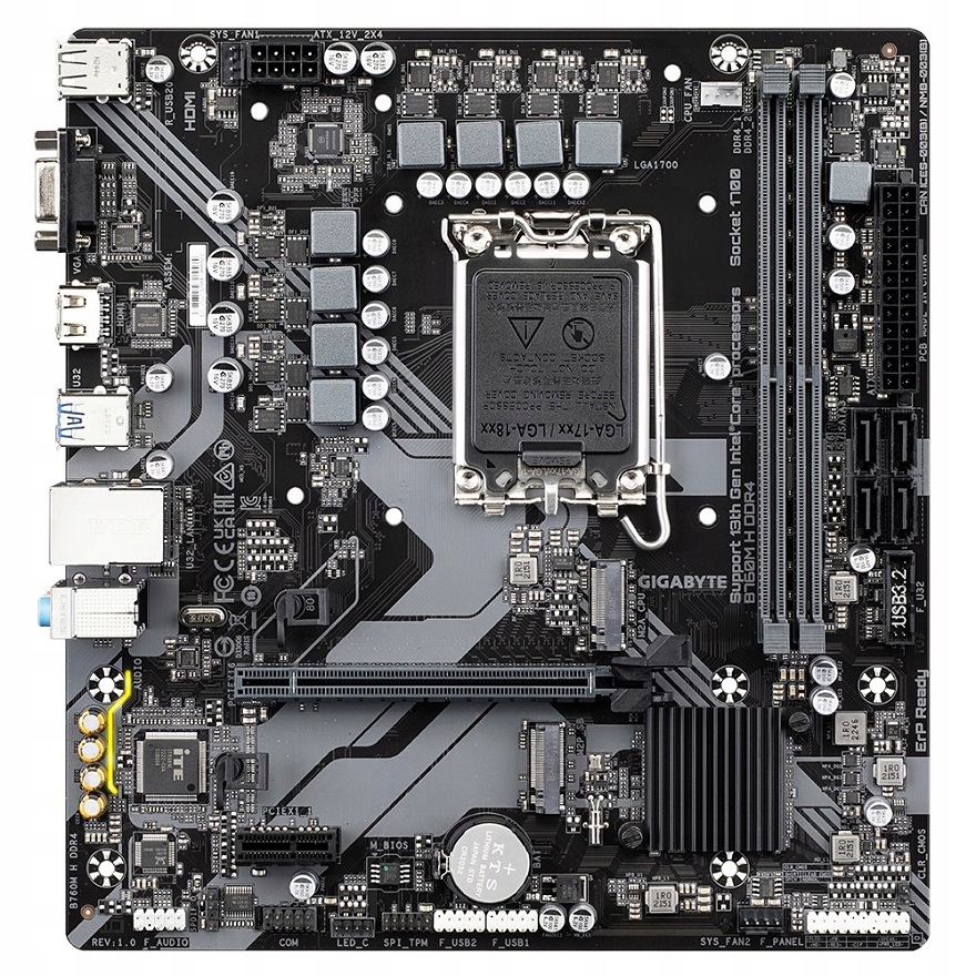 Gigabyte B760 H DDR4/LGA 1700/mATX