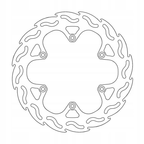 110276 - ГАЛЬМІВНИЙ ДИСК FLAME MOTO-MASTER ЗАДНІЙ RM 125 250