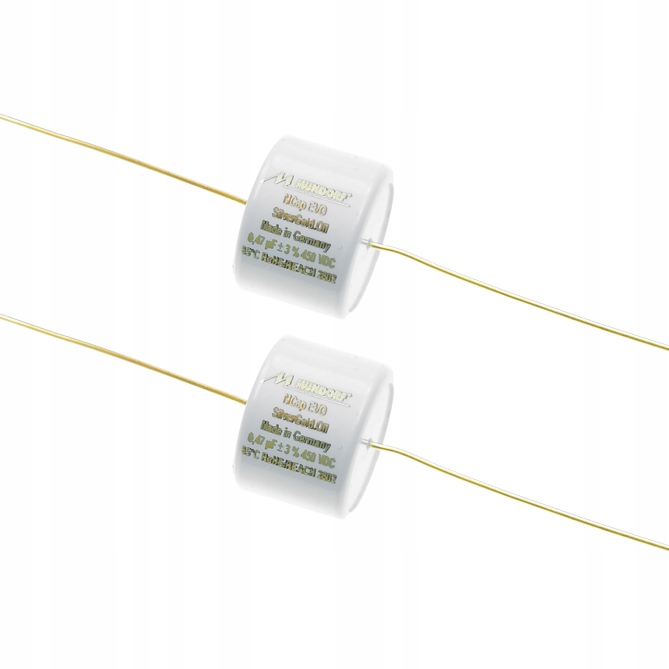 Kondenzátor Mcap Evo SilverGold Oil 0,47uF 470nF 450V Mundorf 2 ks pár