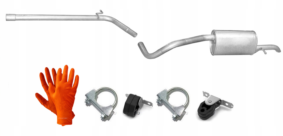 Seat Ibiza 1.2i 12V 44-47-51kW (2005-2009) Hatchback Trubka Tlumič